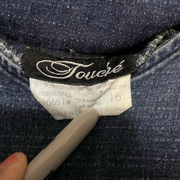 Vintage Touché Denim Tank Top - Picture 4 of 4